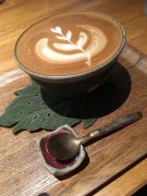 Tokugawa Shōgun Cafe Latte @ Saza Coffee, Mito
