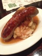 Sausage & mashed potatoes