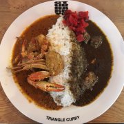 Crab & beef curries @ Triangle Curry