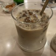 Milk ice coffee at Peace, Shinjuku