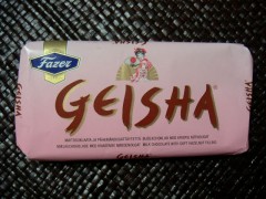 Swedish chocolate "Geisha"