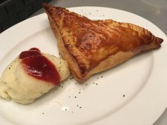 Meat pie at Dining cafe Theater
