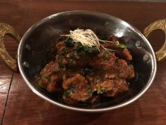 Indian dinner at Marujō, Ikenoue