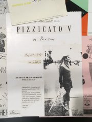 Early Pizzicato V memorabilia