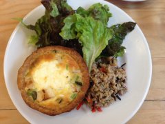 Quiche plate @ buik