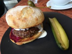 Lamb burger at Megan, Shibuya