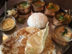 Curry thali at Bangera's Kitchen, Ginza