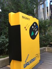 Sony Walkman at Ginza Sony Park