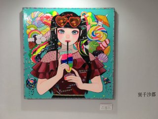 Food-themed group exhibition at Shinjuku Ophthalmologic Gallery. Until August 15
