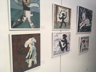 Picaro Taro (MANABE Tarō) "With Dog, Meet Love" @ Shibuya Bunkamura Gallery