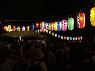 大和町八幡神社 大盆踊り会 / Bon-odori at Hachiman-jinja