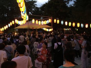 大和町八幡神社 大盆踊り会 / Bon-odori at Hachiman-jinja