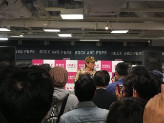 CHIKADA Haruo in-store event @ HMV record shop Shibuya