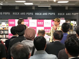 CHIKADA Haruo in-store event @ HMV record shop Shibuya