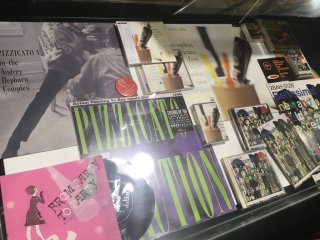 Pizzicato Five memorabilia at Pied Piper House (Tower Records Shibuya 5F)