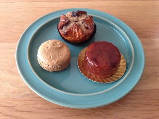 Turquoise plate & Aigre Douce treats