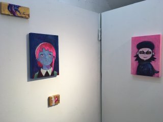 Haruko TAJIMA & Amenoichi exhibition "Best Friend 〜人権MAX〜" at Gallery FAITH, Koenji