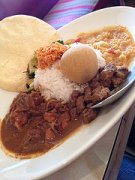 Curry lunch plate