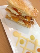 Mille-feuilles au kaki