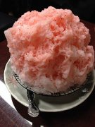 いちごヨーグルトかき氷