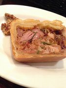 Pork & apricot pie