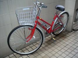 My new bicycle, parked at home